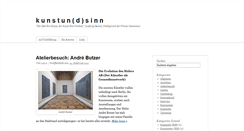 Desktop Screenshot of kunstundsinn.de