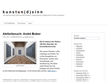 Tablet Screenshot of kunstundsinn.de